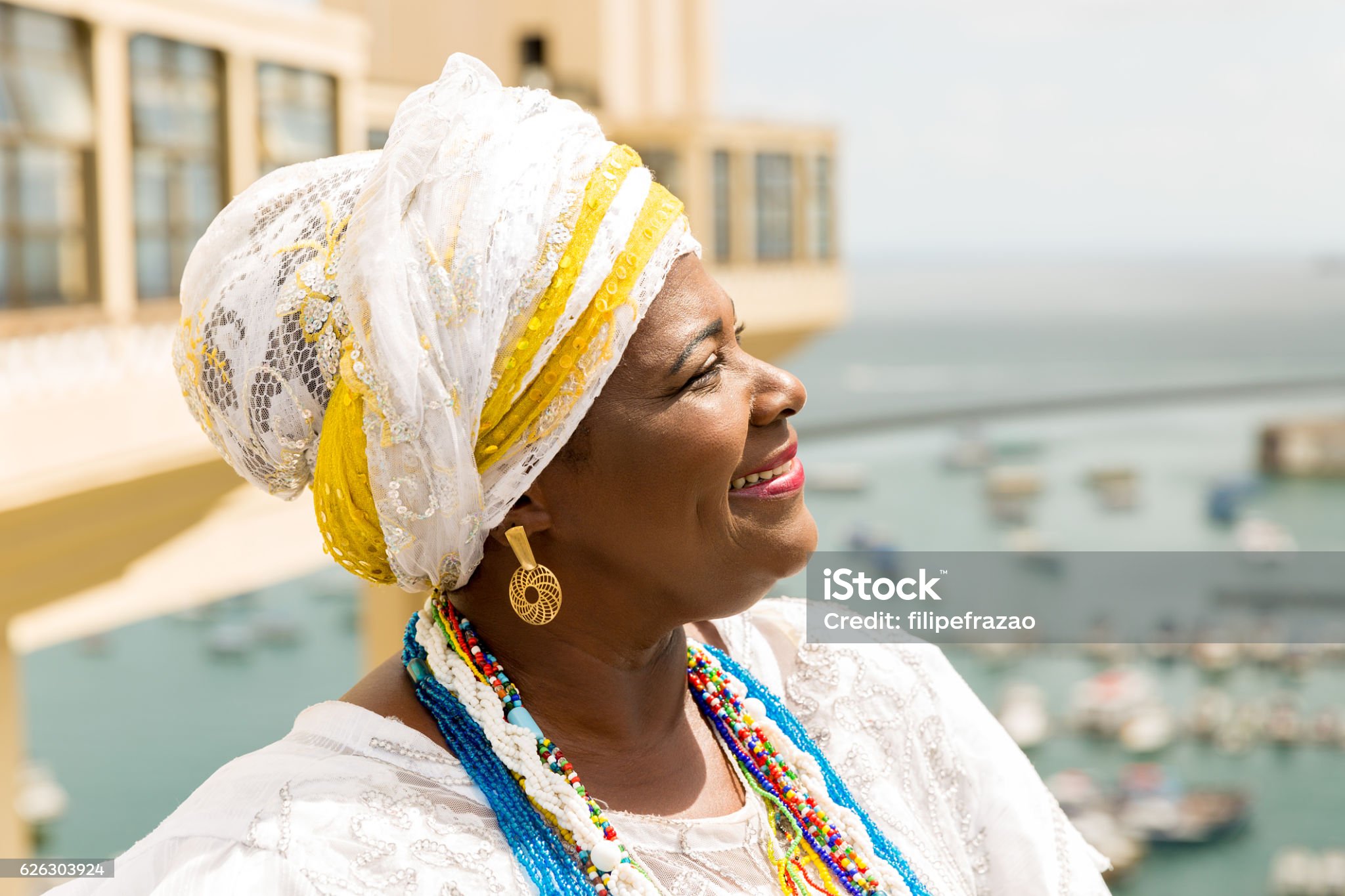 Colorful cultural scene in Salvador